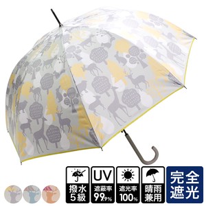 AL S/S All Weather Umbrella Scandinavia Animal One push Umbrellas UV Cut Countermeasure