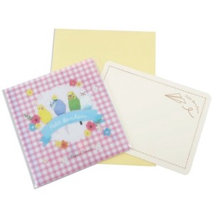 Card sea Antibacterial Mask Attached Case Card Parakeet