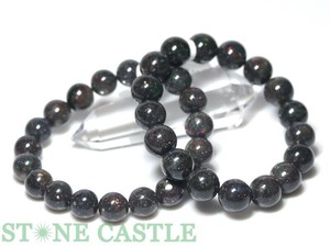 ☆高品質☆【天然石 ブレスレット】ブラックマトリックスオパール (5A) (約11.5〜12mm) 【天然石】