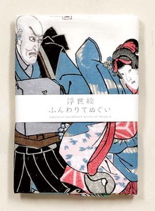 Double Gauze Hand Towel Ukiyoe(A Woodblock Print) KABUKI