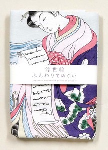 Double Gauze Hand Towel Ukiyoe(A Woodblock Print)