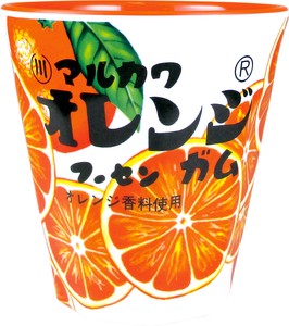 【ティーズ】お菓子シリーズメラミンカップ　マルカワフーセンガム　オレンジ