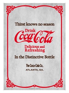 コカ･コーラ B2ポスター（Distinctive）