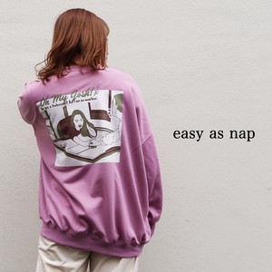 【easy as nap】【2020冬新作】Oh My Gosh!プリント BIGトレーナー