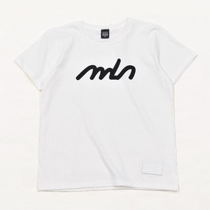 【325】レタリング（White）シンプル ロゴ Tシャツ カジュアル レディース ホワイト