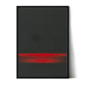 アートポスター【DIGITAL noise RED】B3　A2　B2　A1　B1　シンプル　スタイリッシュ　北欧　黒　赤