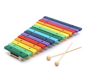 15トーンカラフルな木琴教育用パーカッション楽器玩具