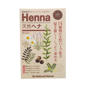 ブラウン O's Natural HENNA 白髪染・ヘナ