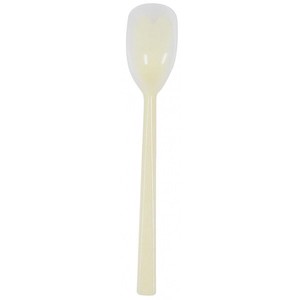 Soft Touch Silicone Spoon　integrated - large Yellow