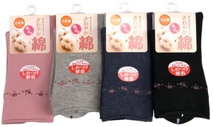 短袜 系列 春夏 花卉图案 日本国内产
