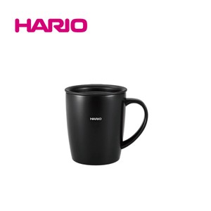 『HARIO』フタ付き保温マグ300　SMF-300-B（ハリオ）