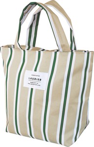 Lunch Bag Stripe L Green