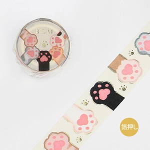 BGM Washi Tape 20mm Cat Paw Width : 20mm Length:5m