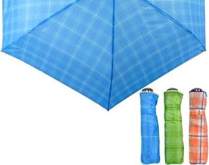 Umbrella Lightweight Check Foldable 50cm