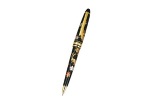 37-1011　漆芸高級ボールペン 春秋うさぎ Lacquer Ballpoint Pen w Rabitt and Flower