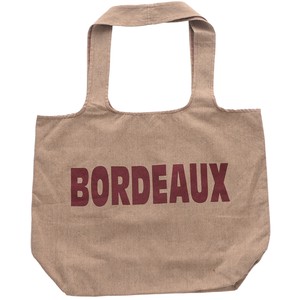 Twill Marche Bag Recycling Letter Bordeaux