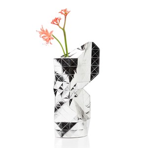 Paper Vase Coverペーパーベースカバー【花瓶カバー】Silver