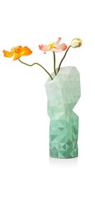 Paper Vase Coverペーパーベースカバー【花瓶カバー】Green Gradient