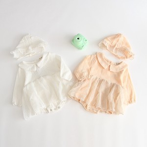 婴儿连身衣/连衣裙 洋装/连衣裙 薄纱