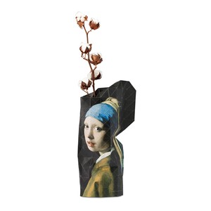 Paper Vase Coverペーパーベースカバー【花瓶カバー】Girl with a pearl earringフェルメール