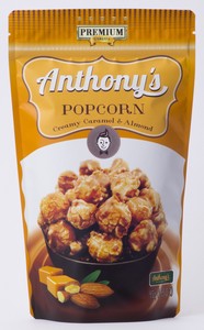 Ansonies Popcorn Caramel and almond flavor