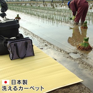 【ピクニック】ラグ 洗える 日本製 国産 アウトドア レジャー アウトドア 和室 シンプル  『ファーム』