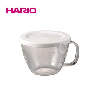 『HARIO』ガラスのレンジスープカップ XSC-1-W（ハリオ）