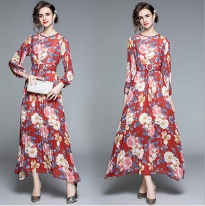 Ladies Fashion Long Sleeve One-piece Dress 8 1 4 617 1 A5 80 2