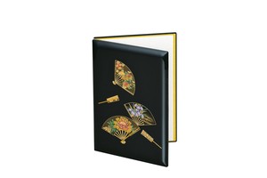 37-2807 ブック型ピクチャー 扇面春秋 Book-Shaped Picture w Colorful Flower and Fan Motif