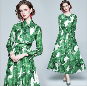 Ladies Fashion Long Sleeve One-piece Dress 39 701 1 A5 840
