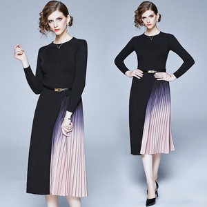 Casual Dress Long Sleeves Spring One-piece Dress Ladies' NEW