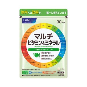 ファンケル マルチビタミン＆ミネラル 約30日分 180粒 / FANCL / サプリメント