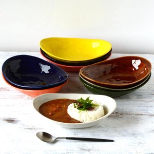 カレー皿＆パスタ皿 24cm （全9色） 和食器 お皿 陶器 美濃焼 日本製
