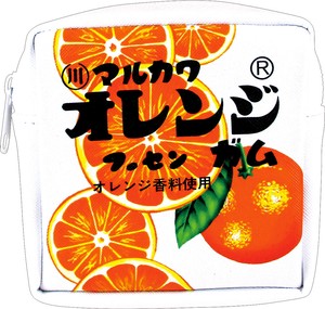 お菓子シリーズ　お菓子ポーチ　マルカワフーセンガム／オレンジ