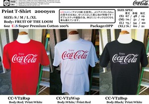 Coca-Cola コカ・コーラ 【 Tシャツ/1970年代 】コカコーラ フルーツオブザルーム  CC-VT2sp