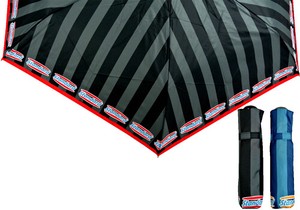 雨伞 折叠 轻量 直条纹 55cm