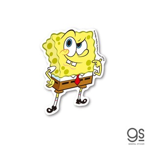 スポンジ・ボブ hmm… キャラクターステッカー アメリカ アニメ SpongeBob SPO003 gs 公式グッズ 2021新作