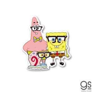 スポンジ・ボブ 眼鏡 キャラクターステッカー アメリカ アニメ SpongeBob SPO007 公式