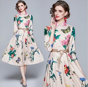 Casual Dress Slim Spring One-piece Dress Ladies' NEW
