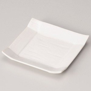 Mino ware Main Plate White 8cm Made in Japan