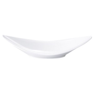 【在庫限り】ZEN白磁　26cm舟形鉢