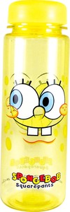 T'S FACTORY Water Bottle Face Spongebob Clear
