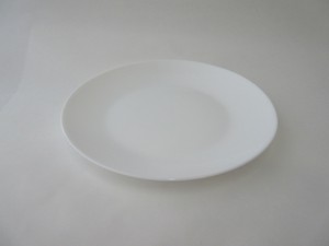 【割れにくいガラス食器　全面物理強化】オパール　小皿