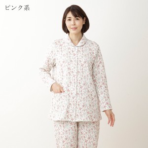 Raised Back Floral Pattern Print pin Pajama