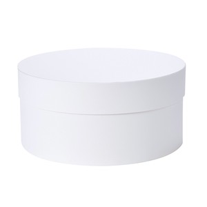 【セール品】サークルBOX　LL　ホワイト　花器　ベース　紙素材