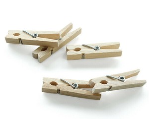 Clothespin Set of 100 4.5cm