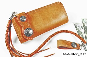 Long Wallet Cattle Leather Leather