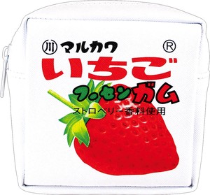 【ティーズ】お菓子シリーズお菓子ポーチ　マルカワフーセンガム／いちご