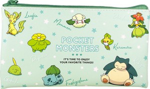 2022 Tease Pocket Monster Flat Multi Pouch Color Green