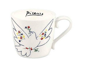 （24年4〜5月入荷予定）【ドイツ雑貨】KONITZ　コーニッツマグカップ　Art　Mag〜ピカソ〜鳩祭りから